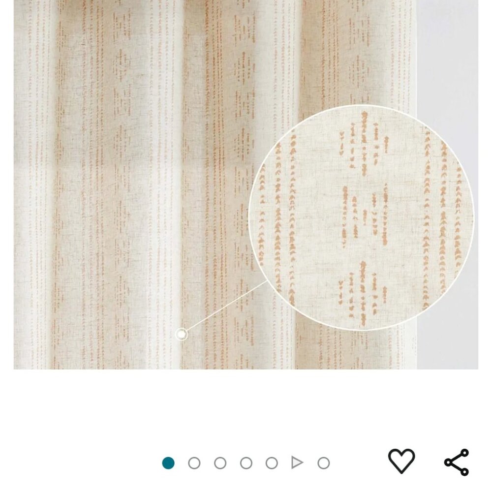 Brand new Jinchan curtains - unopened